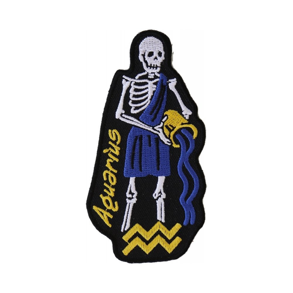 Spine Back Patch, Large Embroidered Patch, Skeleton, Skull , horror pa –  Embroidery Taiss