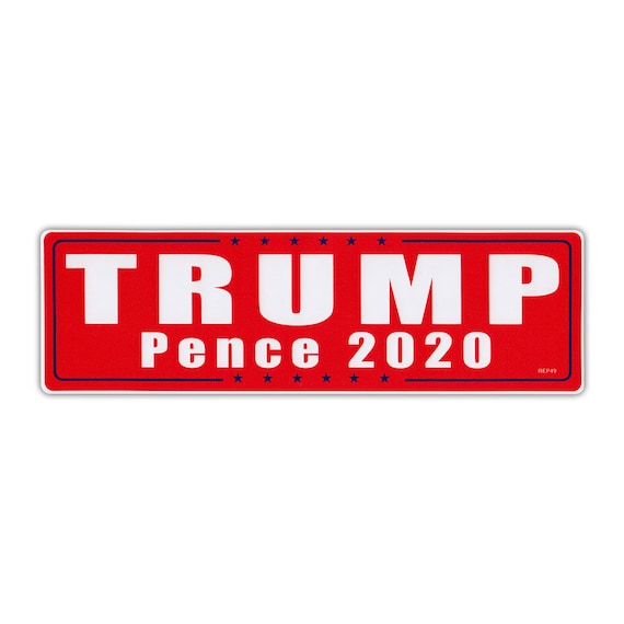 Magnet DONALD TRUMP MIKE PENCE 2020 approx 3.5/" x 6/"