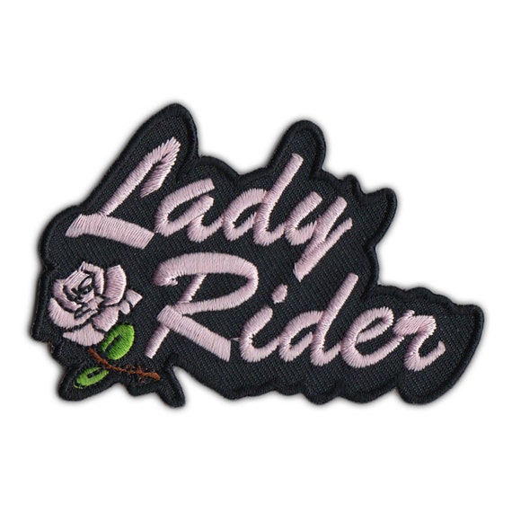 Female Motorcycle Biker Jacket Embroidered Patch Asphalt Cowgirl Lady Biker