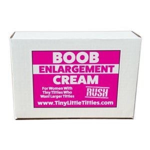 Boob Enlargement Cream, Fake Product Box For Pranks Practical Jokes Revenge, Send Directly To Person You Want To Embarrass (100% Anonymous)