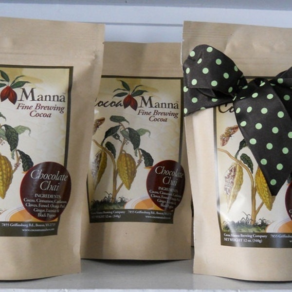 Cocoa Manna Chocolate Chai Paleo Brewing Chocolate