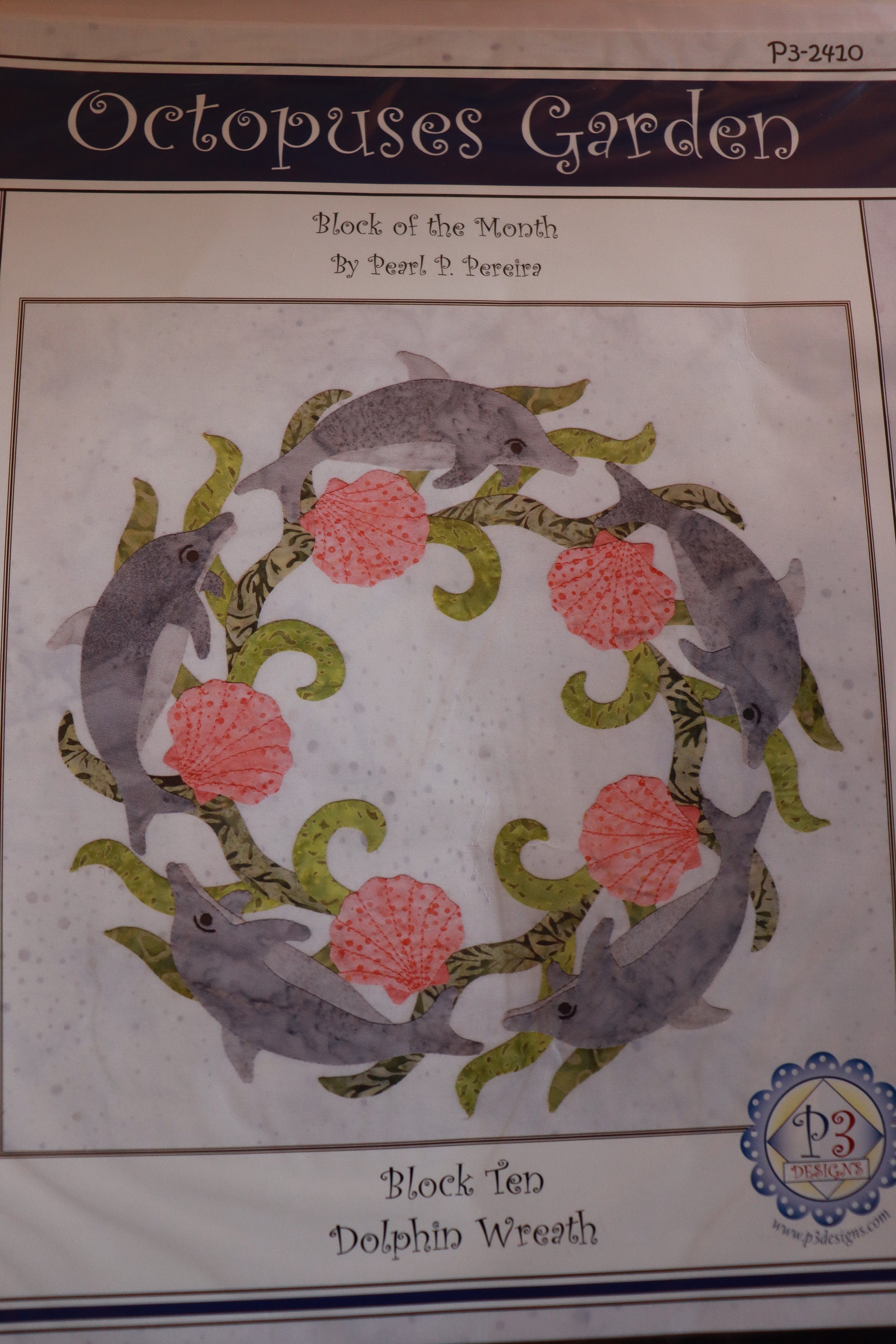 Baltimore Octopus Garden Laser Cut Fabric Kit Quilt Sew Craft Etsy