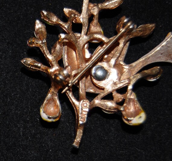 Art signature Partridge in a Pear Tree vintage br… - image 8