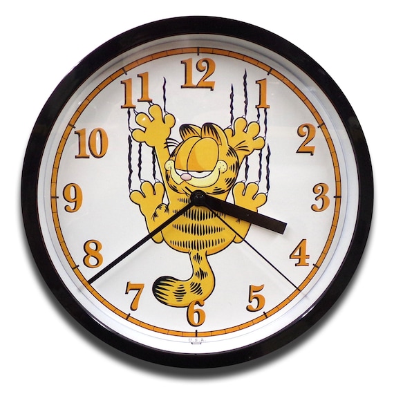 ガーフィールド ミラー ウォールクロック 掛け時計 ヴィンテージ 1978年 Amazon.co.jp: ガーフィールド ミラー ウォールクロック