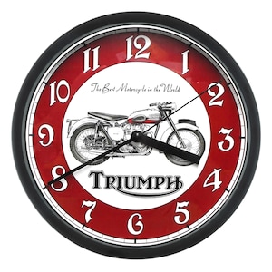 Triumph Motorcycle Wall Clock