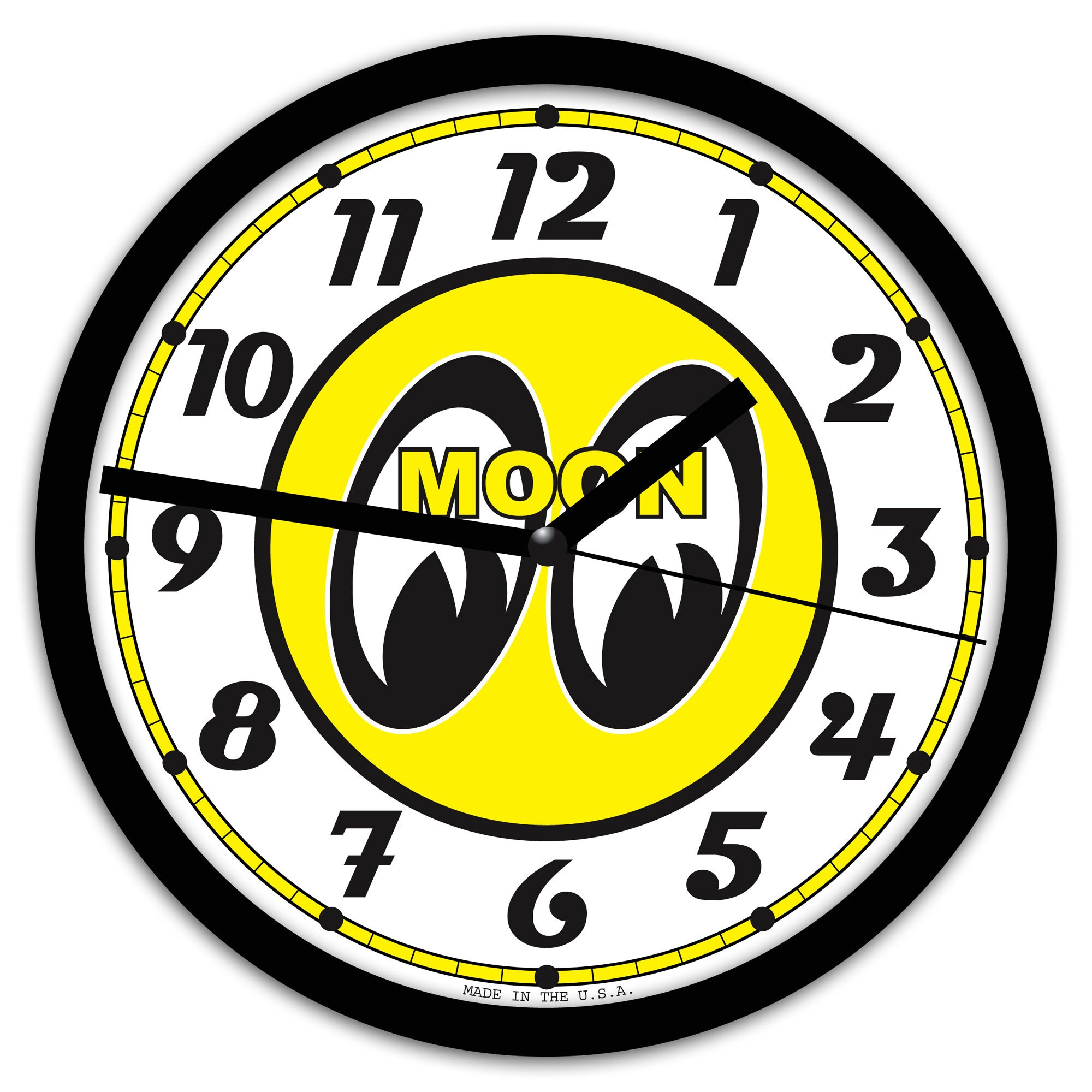 時計 GARAGE B MOONEYES@ NEON WALL CLOCK Busted Knuckle Garage Carguy Vintage Automotive Shop Clock