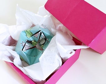 Decorative Origami Flexagon (with box)