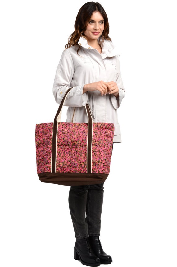 liberty print tote bag