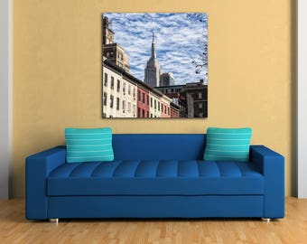 New York Photography, Empire State Building, Urban Photography, Manhattan, Cityscape, New York City,  Canvas Wrap, Wall Art, Room Decor