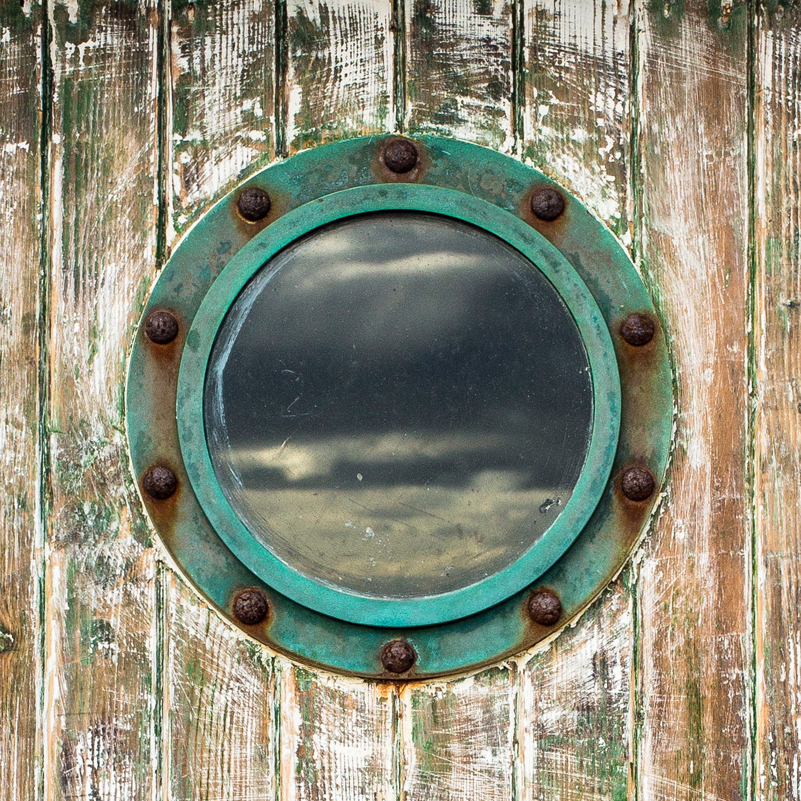 Nautical Art, Weathered Wood, Porthole, Beach Decor, Wall Decor - Etsy