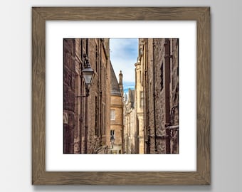 Edinburgh photography, Scotland Print, Architecture, Historic City, Fine Art Photography, Fleshmarket Close