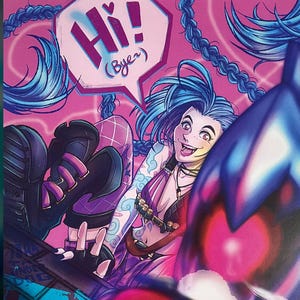 I’m a Jinx… and this is Fishbones! 11x17” Art Print | Crazy Rocket Launcher Illustration