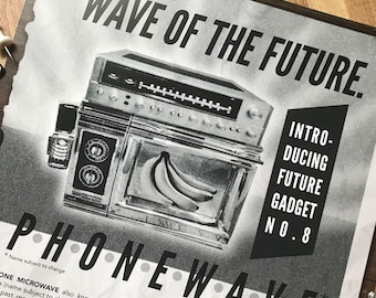 PhoneWave Tech Ad Parody 8x10" Art Print