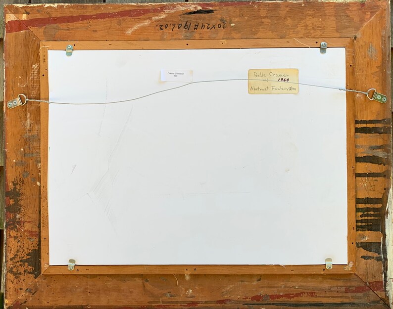 Original Oil Painting on Masonite by Listed St. Louis Artist Belle Cramer 1960 Etsy