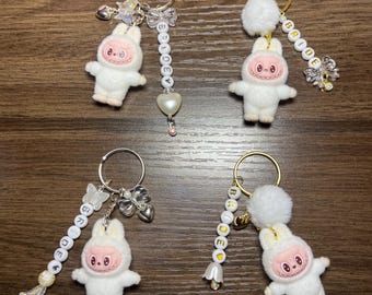 Bride Bu Keychain with Personalized Charm Option