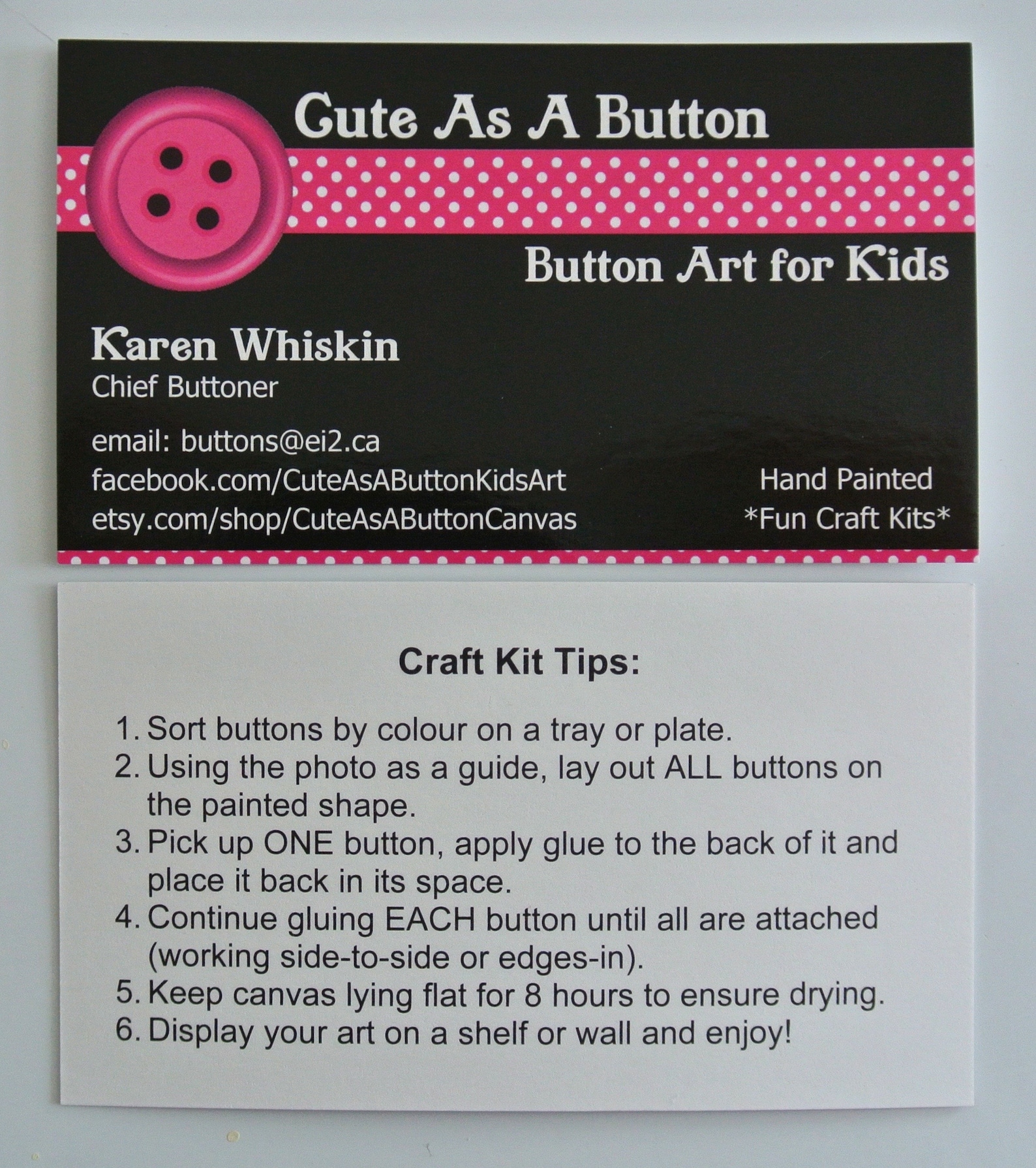 button craft kit for kids - pointe shoes (ballet)