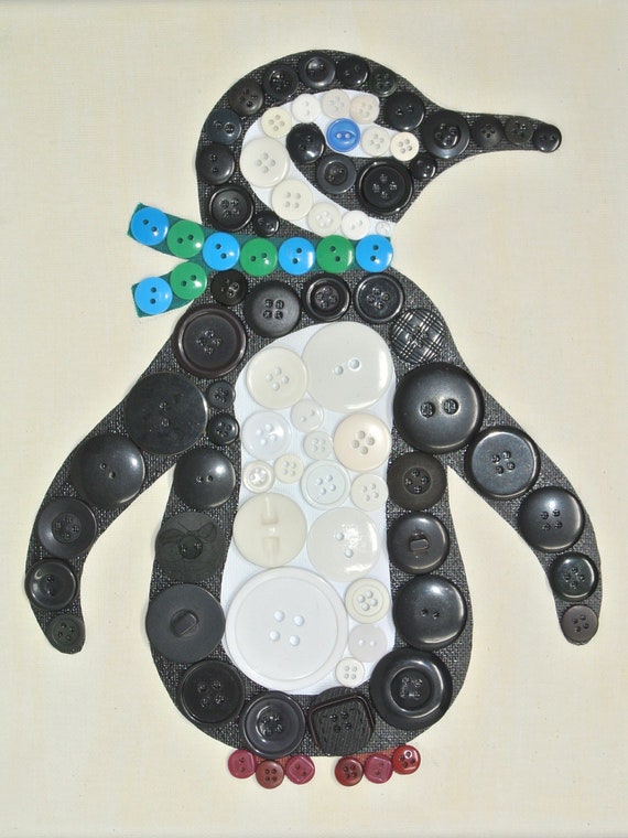 CUSTOM Text & Color Club Penguin Button – Alamander Art