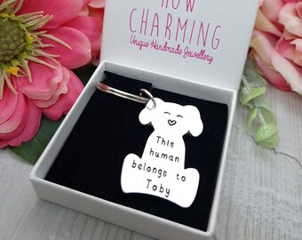 Dog Owner Gift, Dog Lover Gift, Pet Owner Gift, Dog Tag, Dog Owner, Dog Lover, Pet Owner, Dog Keyring, Personalised Dog Keychain
