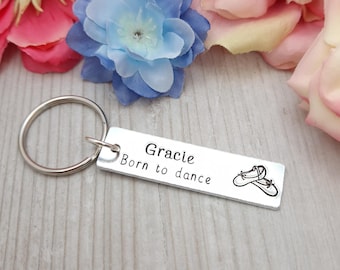 "Behind Every Dancer" Inspirational Keychain - Dance Teacher & Dancer Gift - View #2