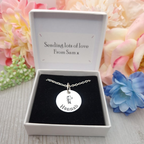 Personalised First Holy Communion Gift, Necklace for Girls