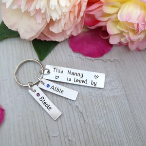 This Granny Belongs To Keyring Gift | Nanny Keyring | Personalised Gift For Grandma | Christmas Gifts For Nana