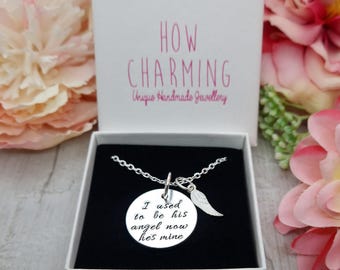 Gift For Loss Of Dad, Necklace For Friend After Losing Parent, Loss of a Loved one jewellery, In Memory Jewelry, Angels Gifts For Friend