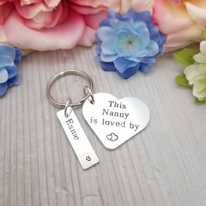 Personalised Gift For Grandma | This Granny Belongs To Keyring | Gift for Nanny From Grandkids | Christmas Gifts For Nana