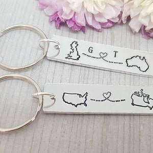 Long Distance Relationship, Long distance Gift, Long Distance Friendship, Travel Gift, Leaving Home Gift, Country Gift, Moving Away Gifts image 1