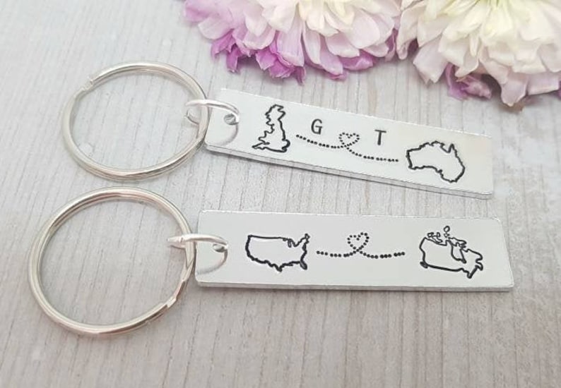 Long Distance Relationship, Long distance Gift, Long Distance Friendship, Travel Gift, Leaving Home Gift, Country Gift, Moving Away Gifts image 1