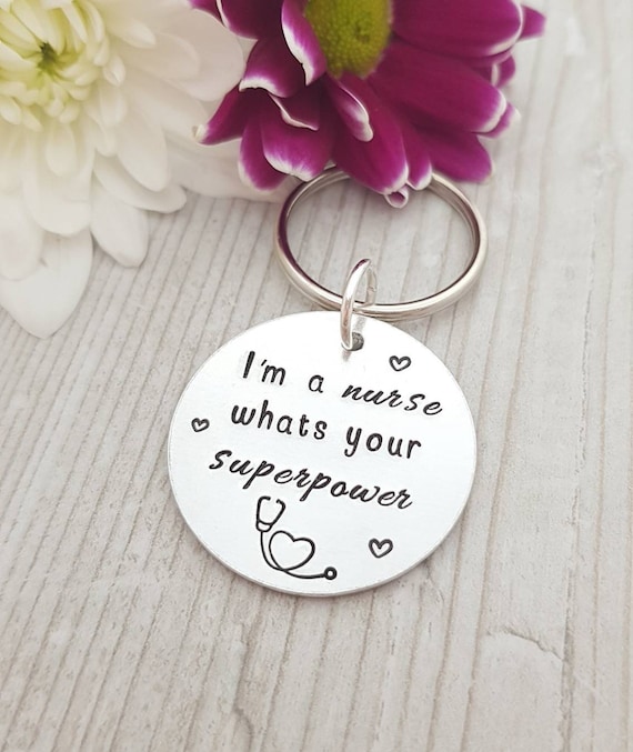 Nurse Gift Carer Gift Nursing Gift Nurse Keyring Midwife | Etsy