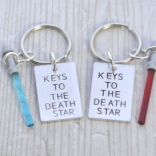 Death Star Keyring, Star Wars Keychain, The Force Awakens, Star Wars Gift, Gifts For Dad, Keys to the, Darth Vader Key, Lightsaber Keyrings