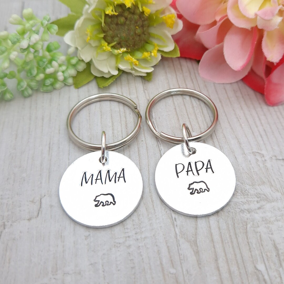 Personalised Keyring For Mummy Or Daddy
