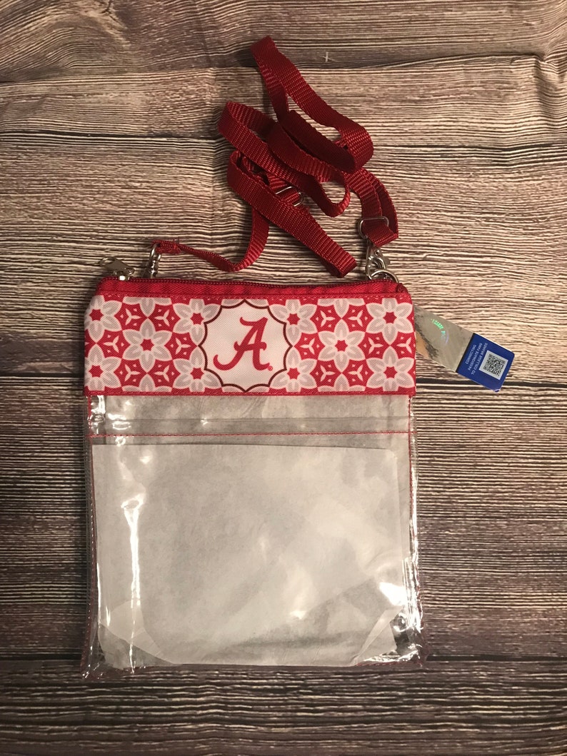 Alabama Football Bama Student University Of Alabama Grad Gift Alabama Clear Bag