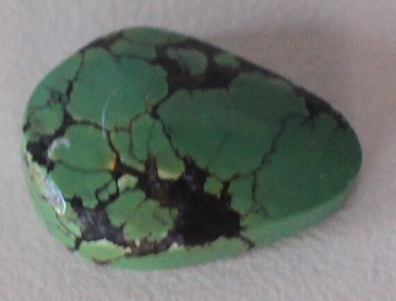 turquoise stone with black veins