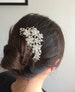 bridal comb, wedding hair comb, wedding comb, bridal hair comb, wedding hair accessories, flower comb, crystal comb, bridal jewelry 