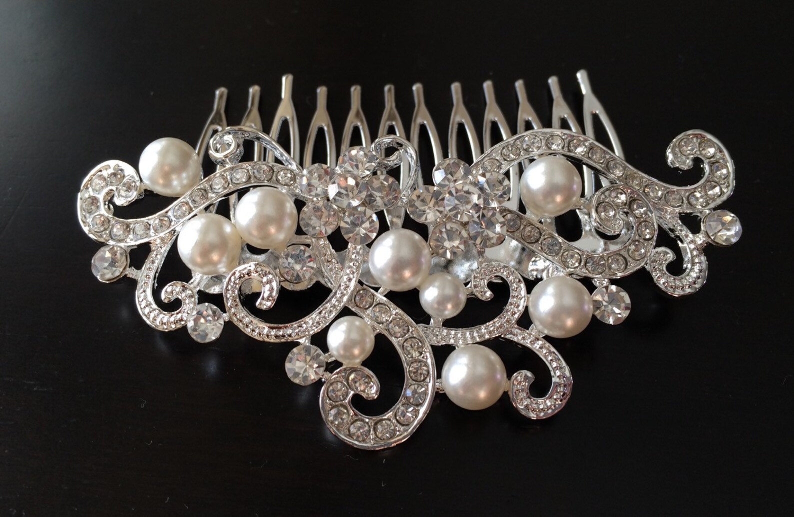 Wedding Hair Comb Pearl Bridal Hair Comb Bridal Hair Etsy Canada
