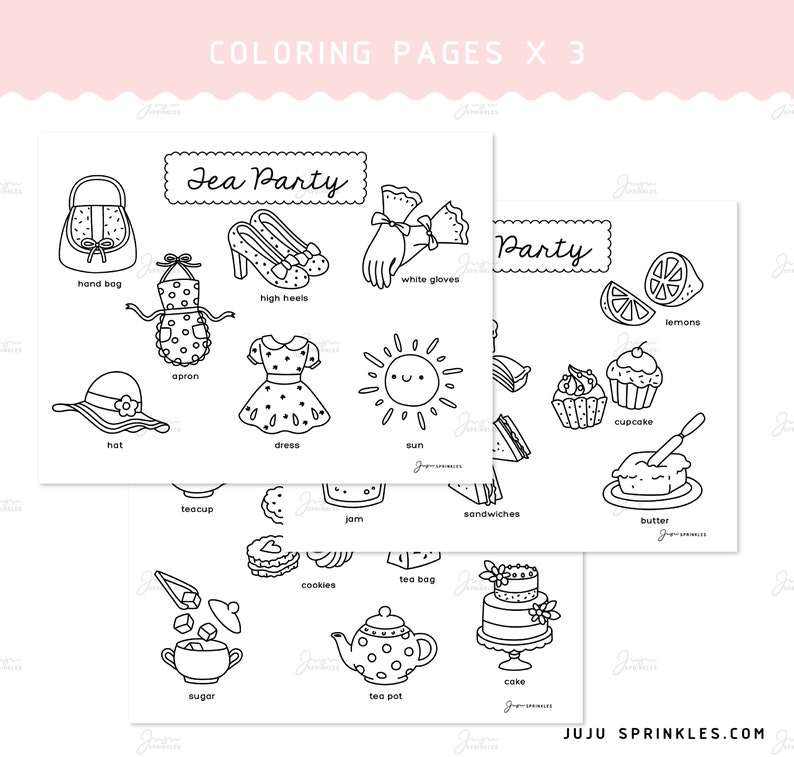 tea party printable game preschool activities tea party i