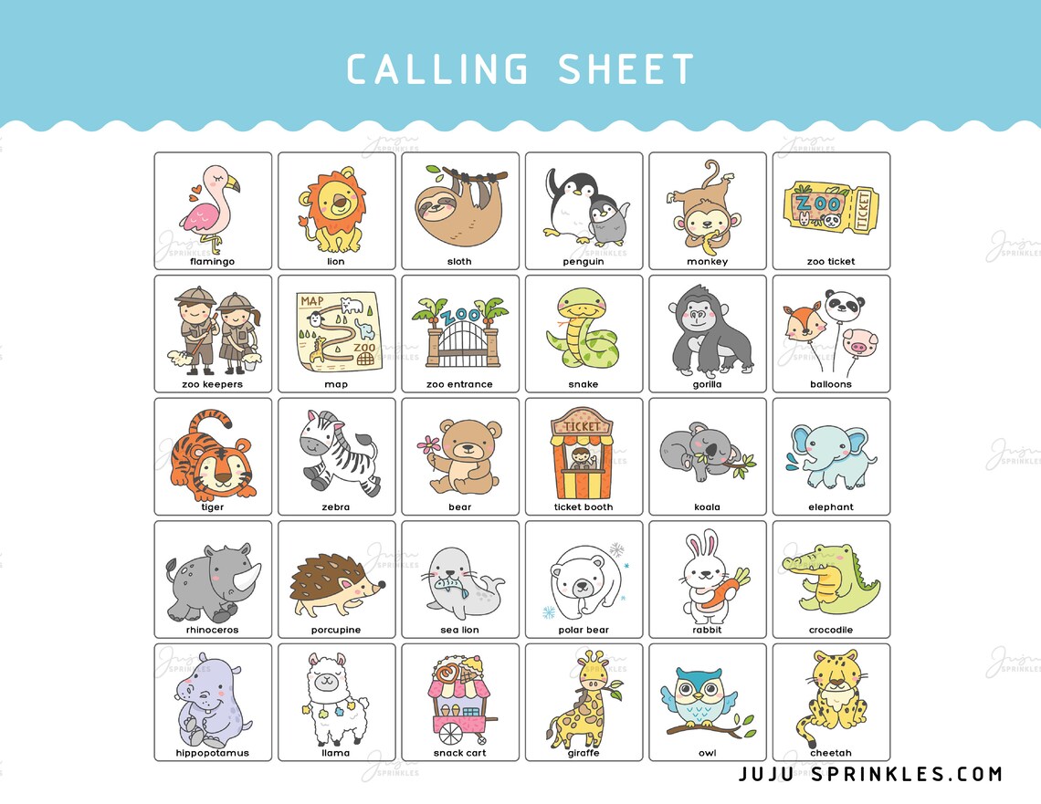 Free Printable Zoo Bingo Cards free-printable-zoo-bingo-cards