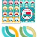 Transportation Party Decoration, Car Cupcake Toppers, Car Birthday ...