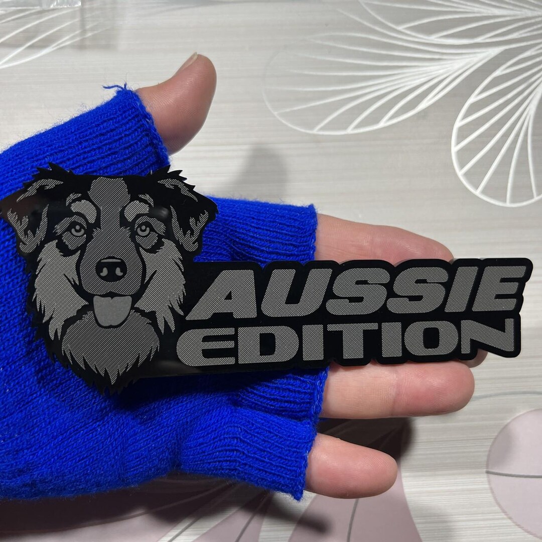 Australian Shepherd Badge Aussie Edition Dog Emblem Car Truck - Etsy