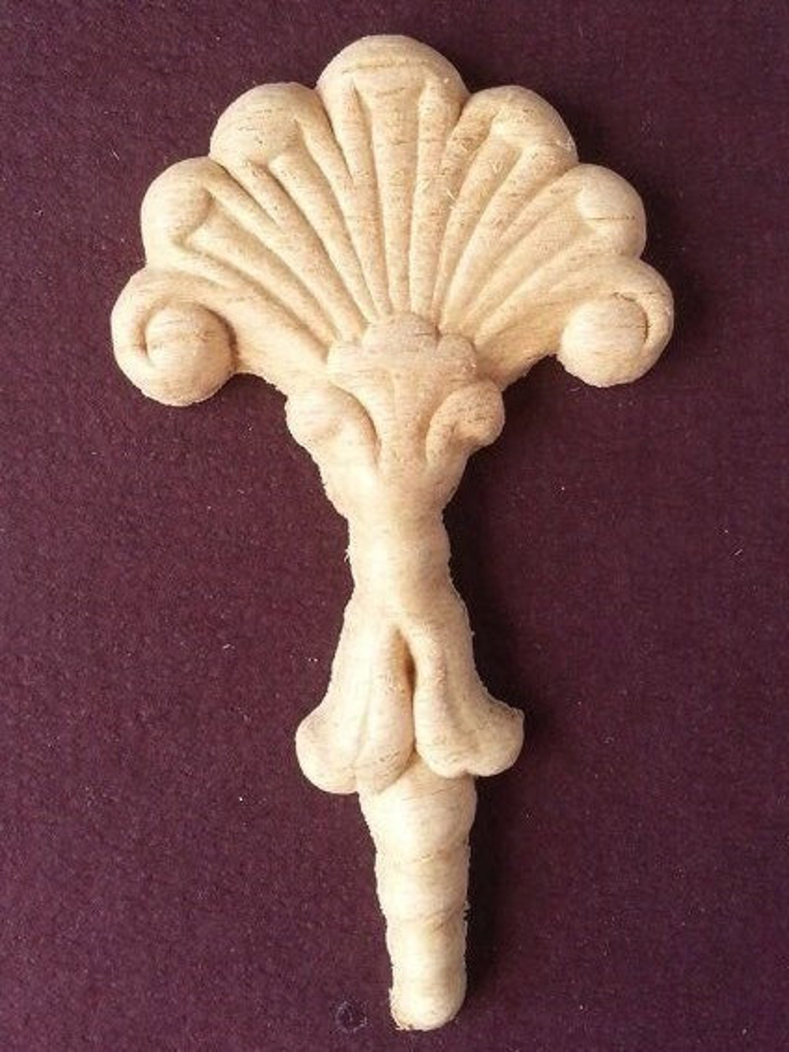 Wood Applique Set of 8 /craft Appliques/ Furniture Mouldings/ Etsy