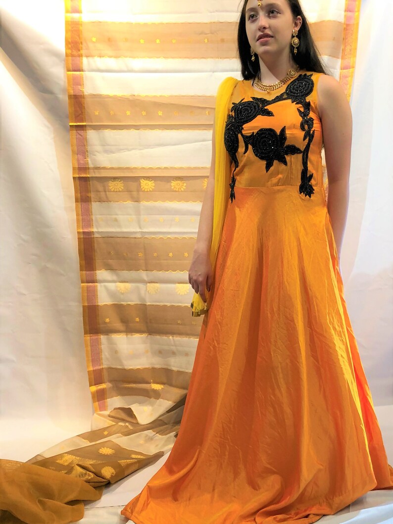 Prom Dress Beaded Indian