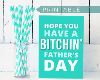 Fathers Day Card Printable - Funny Fathers Fay Card - Printable Card