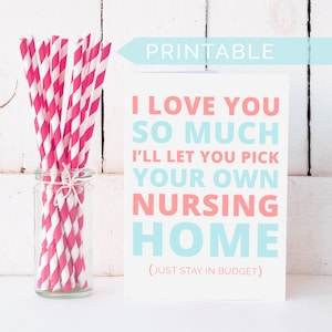 Funny Mother&#39;s Day Card Printable Card