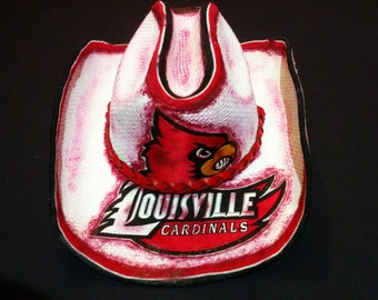 University of Louisville Cardinals Western straw cowboy hat (est. size 7.0 or 56 cm.)
