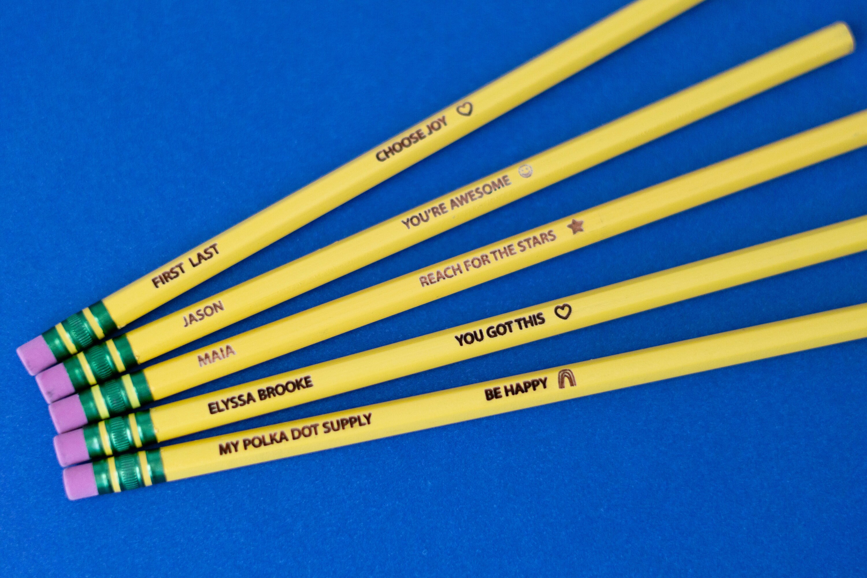 Personalized Pencils Back to School Student Gift Cute Etsy