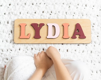 Name Puzzle - Baby Girl - First Birthday Gift