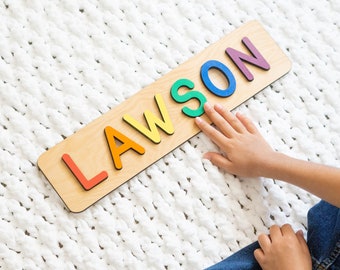 Personalized Name Puzzle - Toddler Gifts - Baby Shower Gift