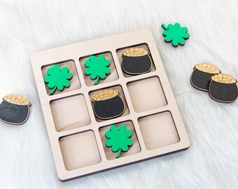 St. Patricks Day Tic Tac Toe - Non Candy St. Patrick's Day Gift - Party Favors