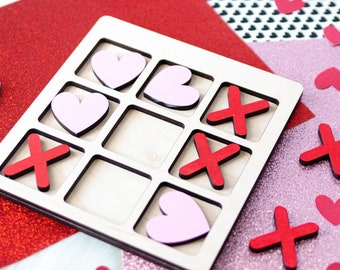 Valentine's Tic Tac Toe - Non Candy Valentine's Day Gift - Gift Basket Filler